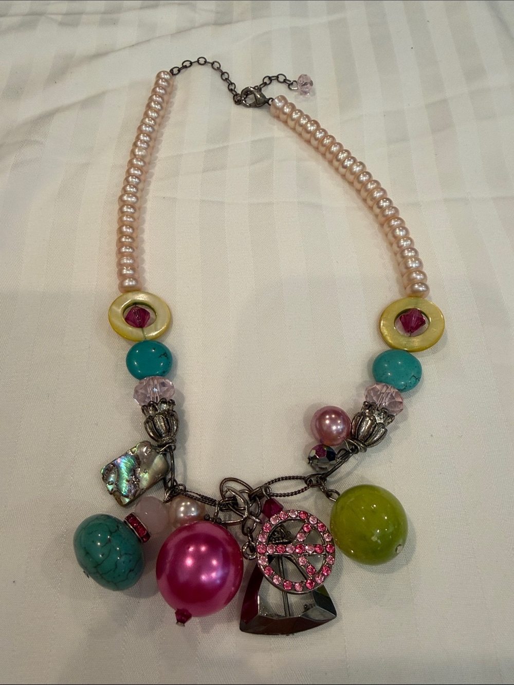 Assorted Women's Beaded Necklaces - Blue, Multicolor, Silver, Black - Picture 6 of 10